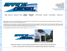 Tablet Screenshot of marinediesel.net.au